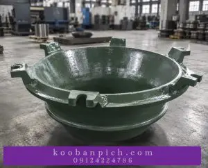 کانکیو هیدروکن سبز رنگ، قطعه سایشی سنگ شکن مخروطی